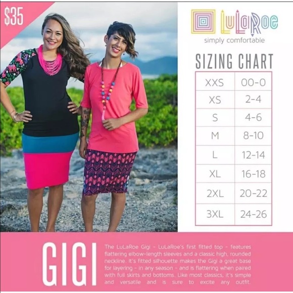 Lularoe Gigi top nwot - Picture 3 of 4